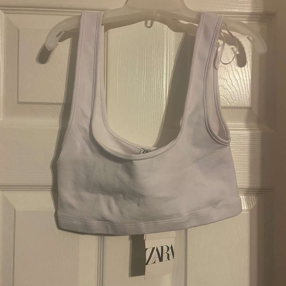 Zara white crop